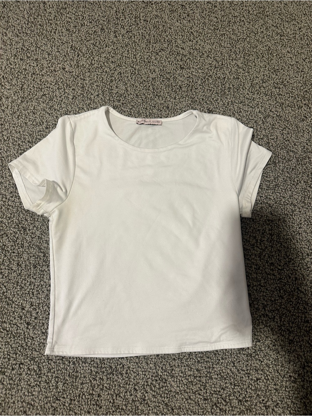 Sincerely Jules White Short Sleeve baby Tee